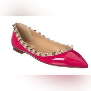SOLD!NEW!!!Valentino Rockstud Patent Ballet flat